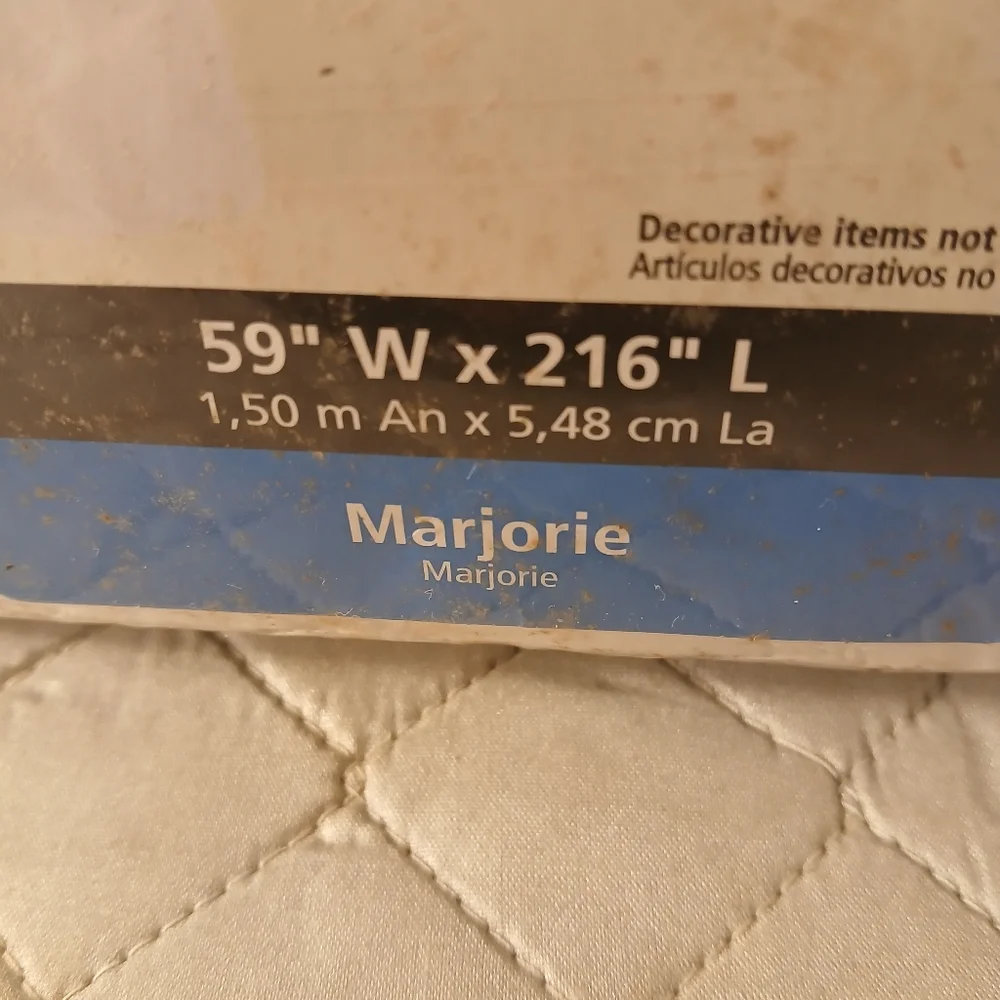 New Mainstays White Sheer Two Packs Scarf Curtain 59
